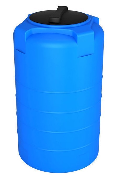 Бак для воды Экопром Т 200 вертикальный цилиндрический, синий