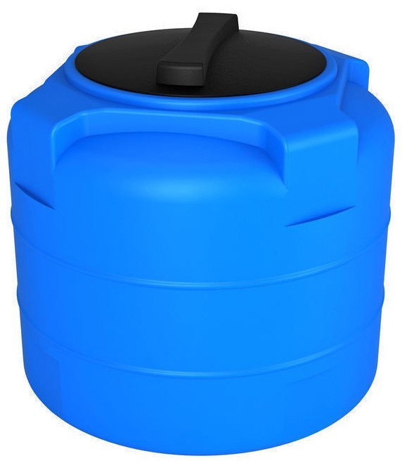 Бак для воды Экопром Т 100 вертикальный цилиндрический, синий