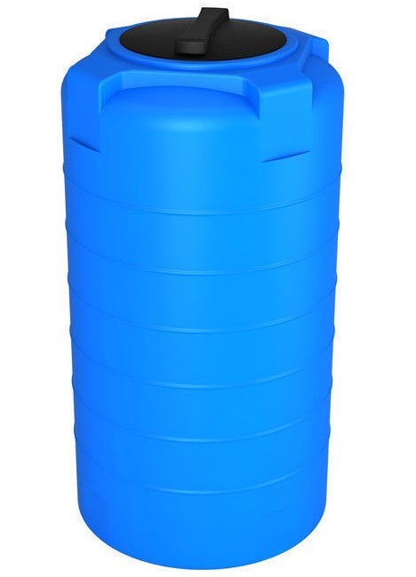 Бак для воды Экопром Т 300 вертикальный цилиндрический, синий