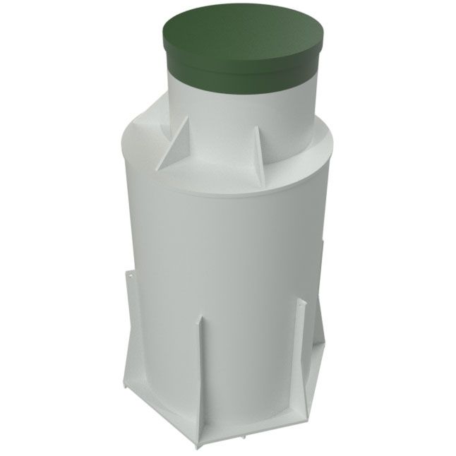 Кессон пластиковый Топол-Эко К-4 D=1400 H=2100 (муфта 120-133)