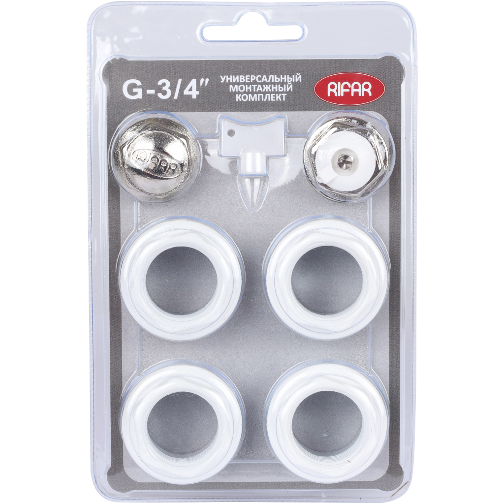 Монтажный комплект Rifar G34.01 7в1 3/4" для радиатора