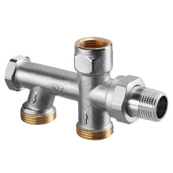 Присоединительная насадка Oventrop "Duo"  G 3/4" НР x G 3/4" НР для двухтрубных систем