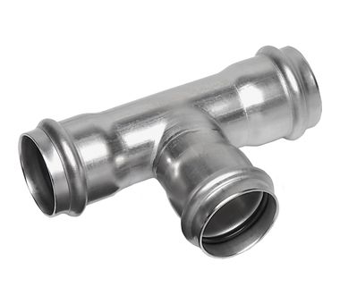 Тройник переходной ROMMER 35х28х35 нерж/ст пресс