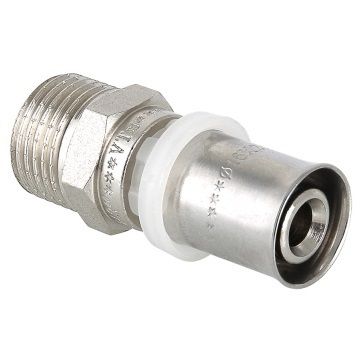 Переходник пресс Valtec 20х1/2" НР для м/п труб