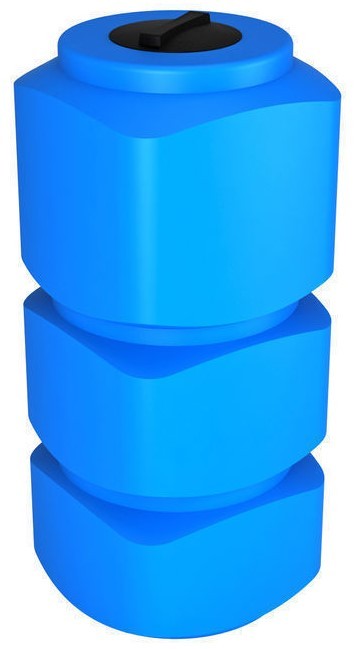 Бак для воды Экопром L 1000 вертикальный прямоугольный, синий