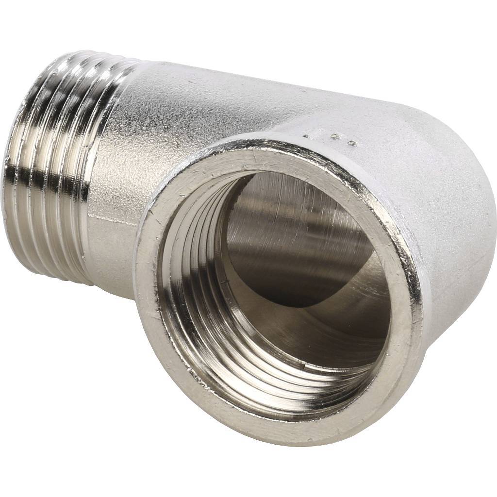 Угол латунный Stout 1" ВР/НР никелированный