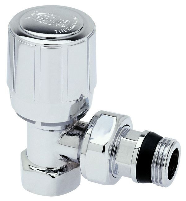 Клапан угловой терморегулирующий Icma 934 1/2" хромированный 82934AD07