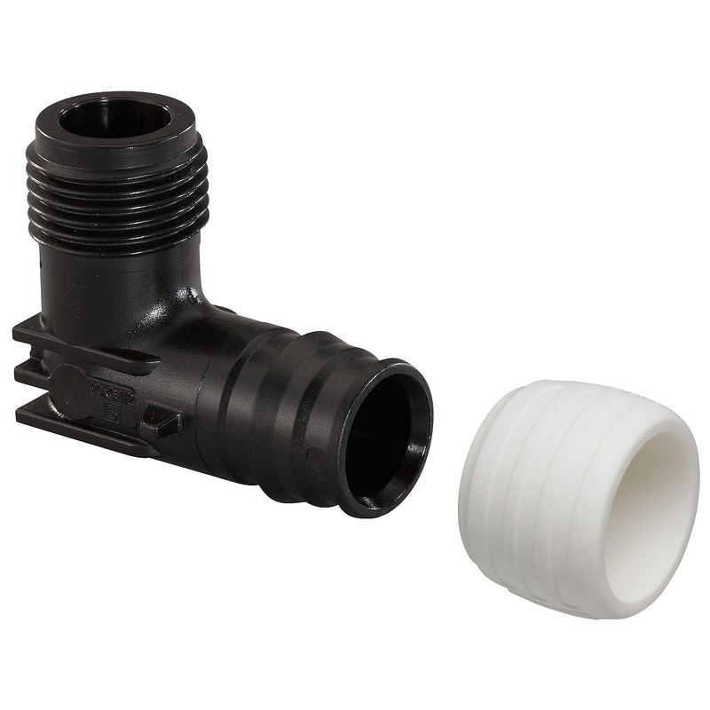 Угольник Uponor Q&E Evolution O25-3/4" НР, PPSU