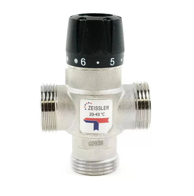 Смеситель термостатический TiM 1" НР 20-43°C