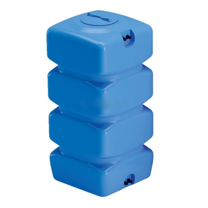 Бак для воды Акватек Quadro W-750 вертикальный, синий