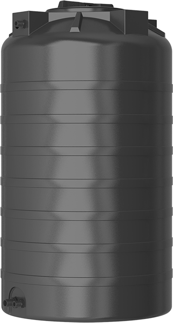 Бак для воды Акватек ATV-500 вертикальный, черный