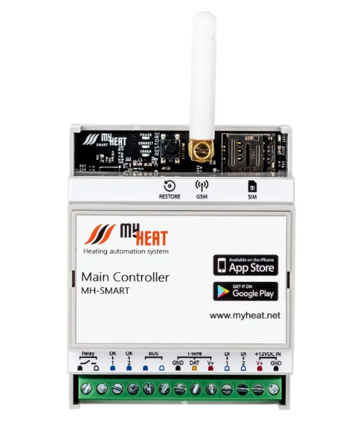 Контролер ЭВАН MyHeat SMART2 WiFi и GSM (Opentherm, EBUS) для газовых и электрических котлов