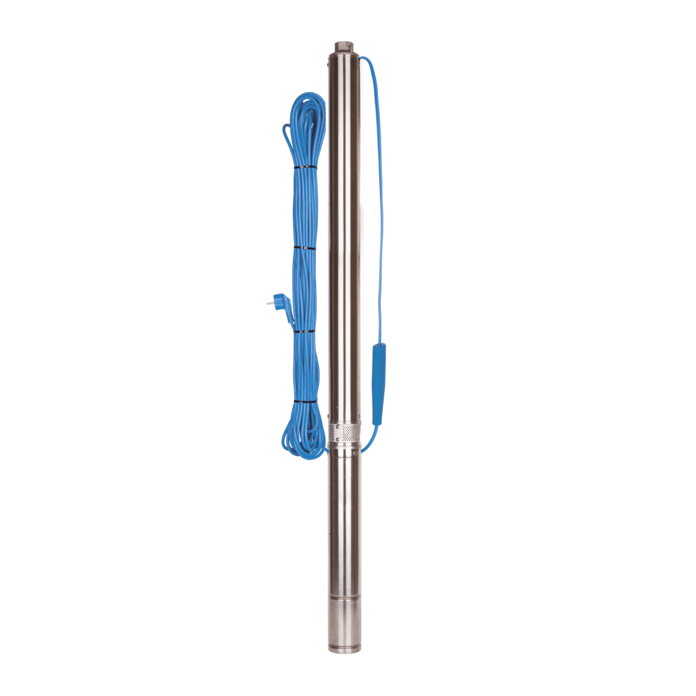 Скважинный насос Aquario ASP1E-100-75(P) с плавным пуском кабель L=60м