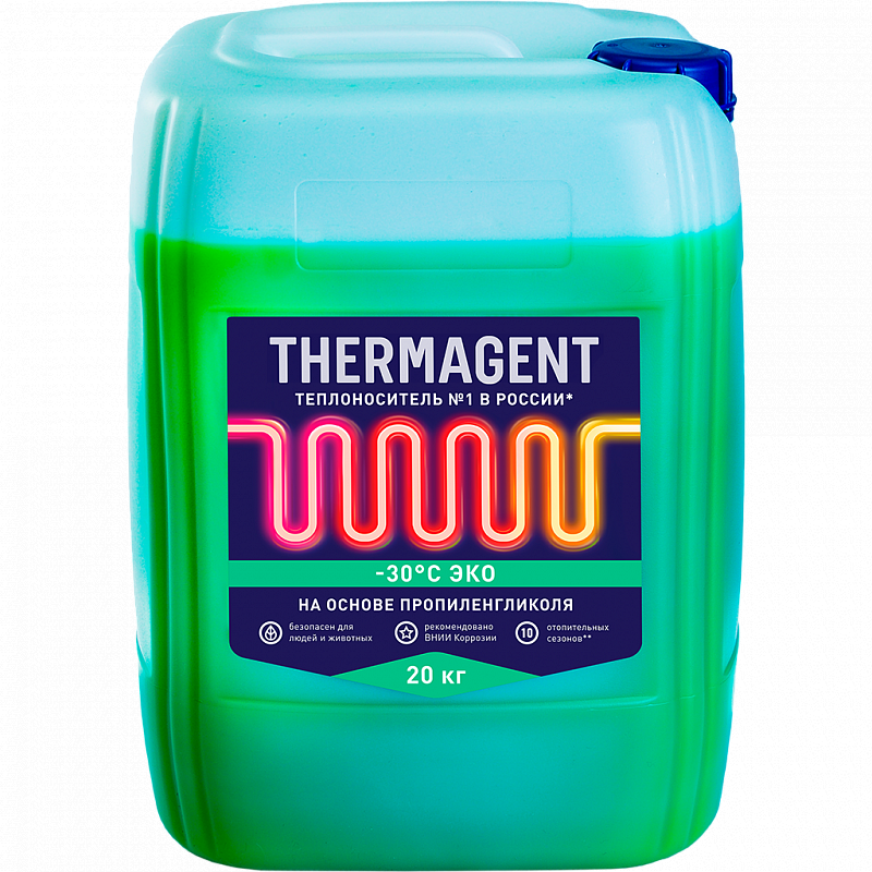 Теплоноситель Thermagent ЭКО -30°С тара 20кг, пропиленгликоль