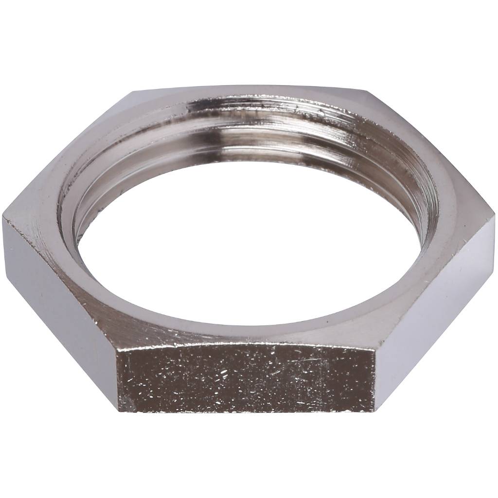 Контргайка латунная Stout 3/4" никелированная