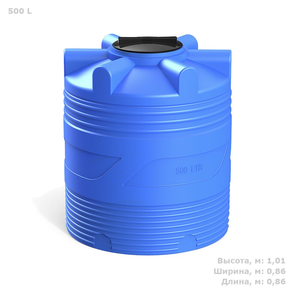 Емкость для воды Полимер-Групп V 500 голубая