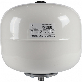 Бак мембранный STOUT 24 (расширительный) для ГВС, белый