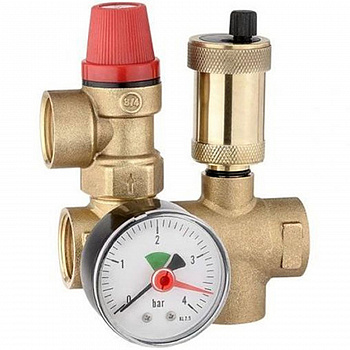Группа безопасности TiM JH1026-3 Компакт 1" 3 Bar