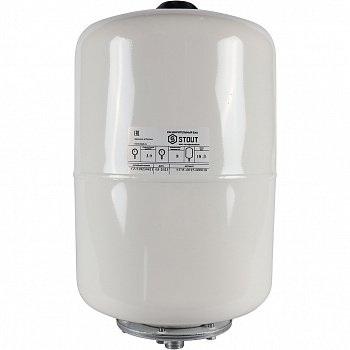 Бак мембранный STOUT 18 (расширительный) для ГВС, белый