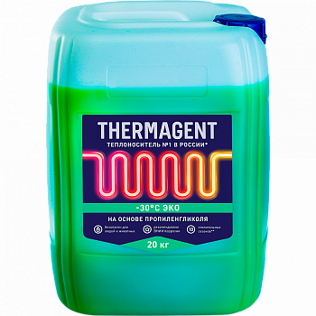 Теплоноситель Thermagent ЭКО -30°С тара 20кг, пропиленгликоль