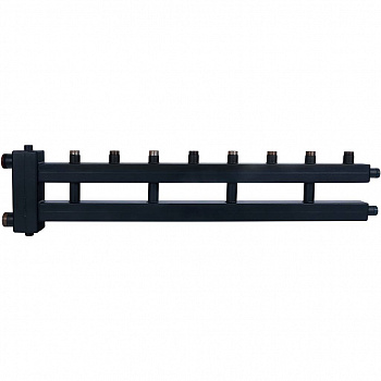 Коллектор (дублер компакт) Rommer 1 1/2" на 4+1 контур 1" НР с гидро/раздел.